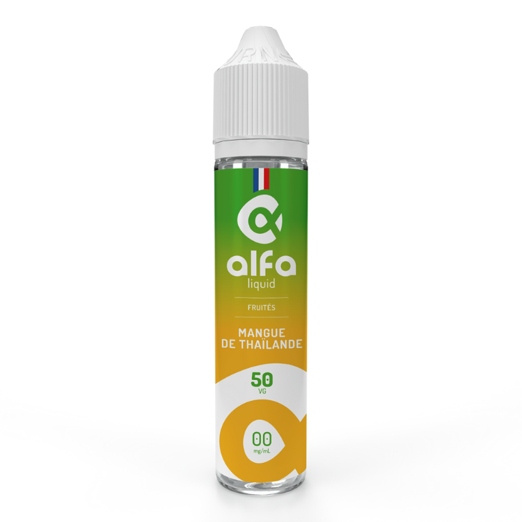 E-liquide Mangue de Thaïlande Alfaliquid, flacon de 50 mL