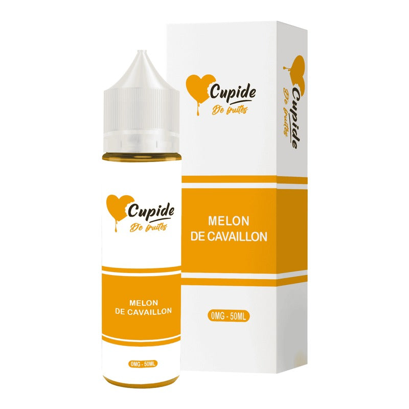 E-liquide Melon de Cavaillon FUEL Cupide, flacon de 50 mL et sa boîte