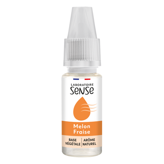 E-liquide Melon Fraise Laboratoire Sense, flacon de 10 mL