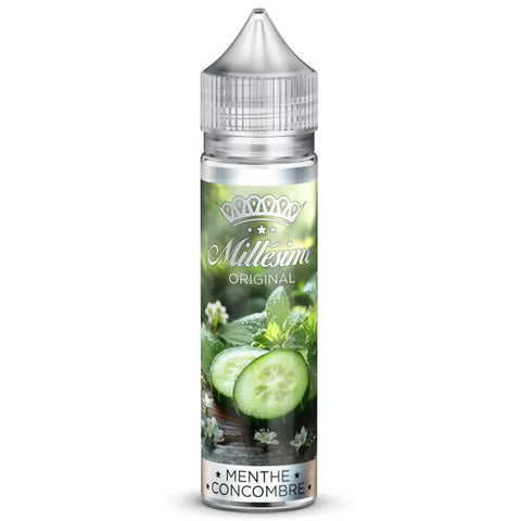 E-liquide Menthe Concombre Millésime Original, flacon de 50 mL