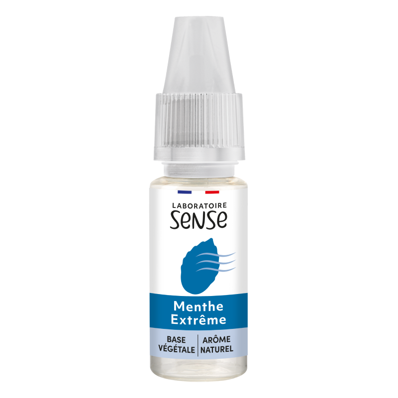 E-liquide Menthe Extrême Laboratoire Sense, flacon de 10 mL