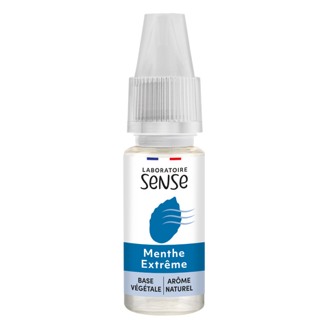 E-liquide Menthe Extrême Laboratoire Sense, flacon de 10 mL