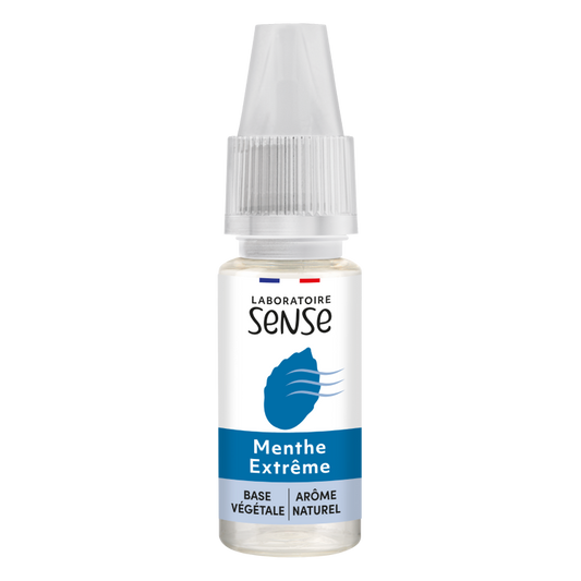 E-liquide Menthe Extrême Laboratoire Sense, flacon de 10 mL
