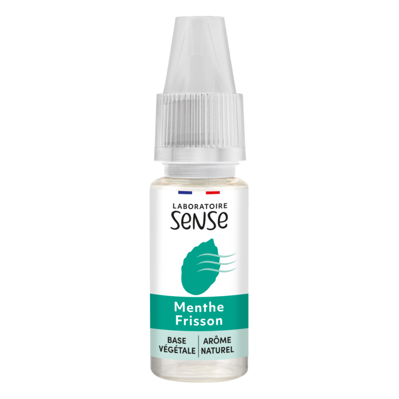 E-liquide Menthe Frisson Laboratoire Sense, flacon de 10 mL