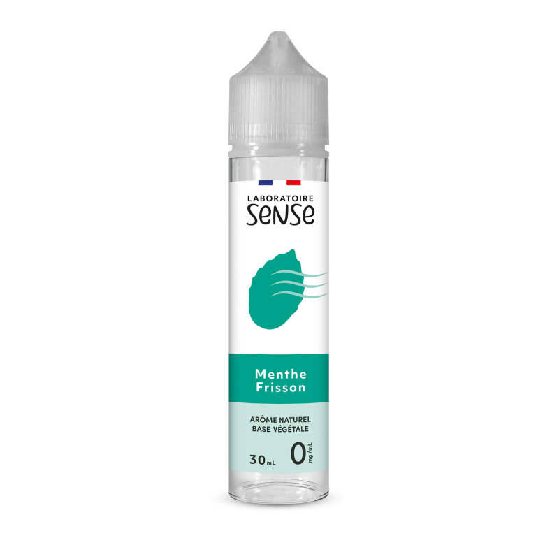 E-liquide Menthe Frisson Laboratoire Sense, flacon de 30 mL