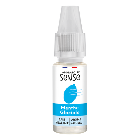 E-liquide Menthe Glaciale Laboratoire Sense, flacon de 10 mL