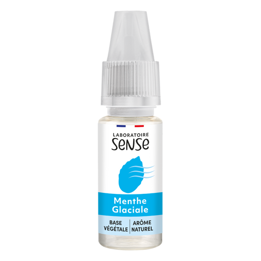 E-liquide Menthe Glaciale Laboratoire Sense, flacon de 10 mL