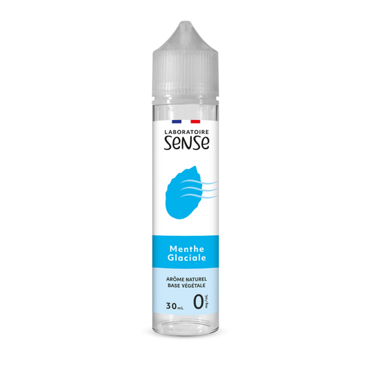 E-liquide Menthe Glaciale Laboratoire Sense, flacon de 30 mL