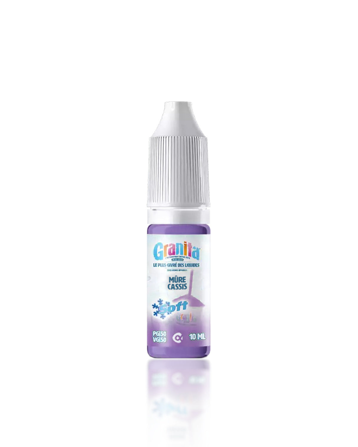 E-liquide Mûre Cassis Alfaliquid Granita Soft, flacon de 10 mL