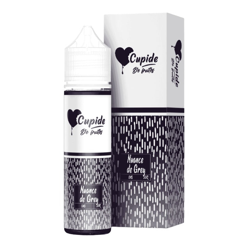 E-liquide Nuance de Grey FUEL Cupide, flacon de 50 mL et sa boîte