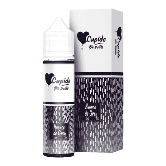 E-liquide Nuance de Grey FUEL Cupide, flacon de 50 mL et sa boîte