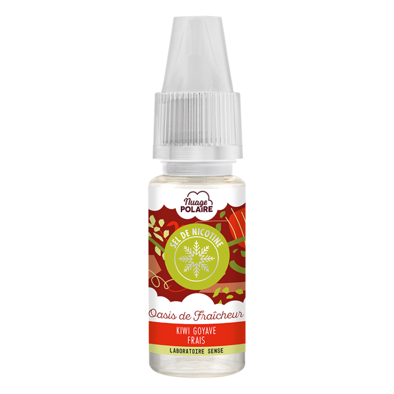 E-liquide Oasis de Fraîcheur Laboratoire Sense Nuage Polaire aux sels de nicotine, flacon de 10 mL