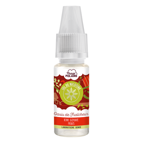 E-liquide Oasis de Fraîcheur Laboratoire Sense Nuage Polaire aux sels de nicotine, flacon de 10 mL