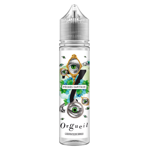 E-liquide Orgueil Laboratoire Sense 7 Péchés Capitaux, flacon de 50 mL