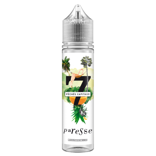 E-liquide Paresse Laboratoire Sense 7 Péchés Capitaux, flacon de 50 mL