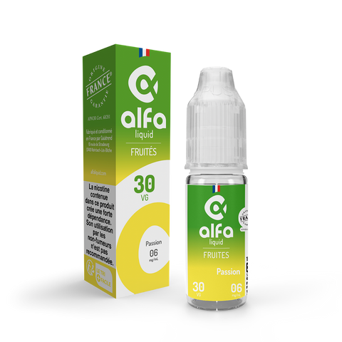 E-liquide Passion Alfaliquid, flacon de 10 mL