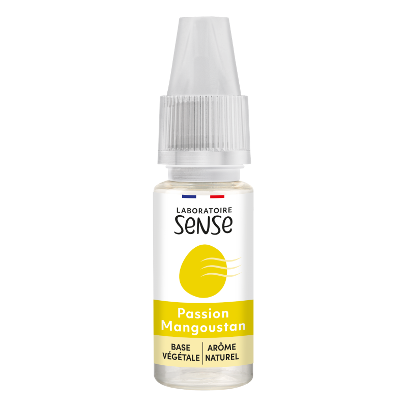 E-liquide Passion Mangoustan Laboratoire Sense, flacon de 10 mL