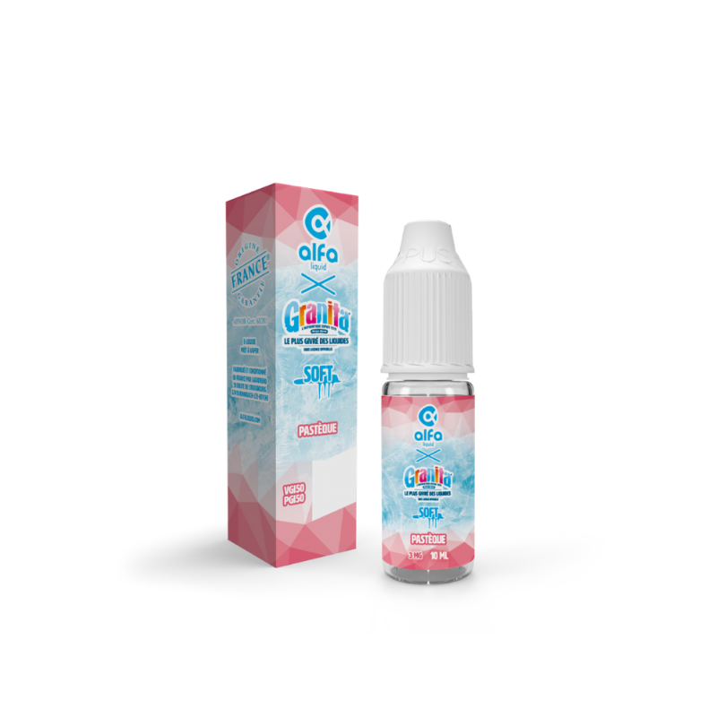 E-liquide Pastèque Alfaliquid Granita Soft, flacon de 10 mL
