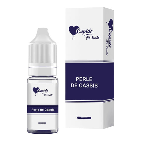 E-liquide Perle de Cassis FUEL Cupide, flacon de 10 mL et sa boîte