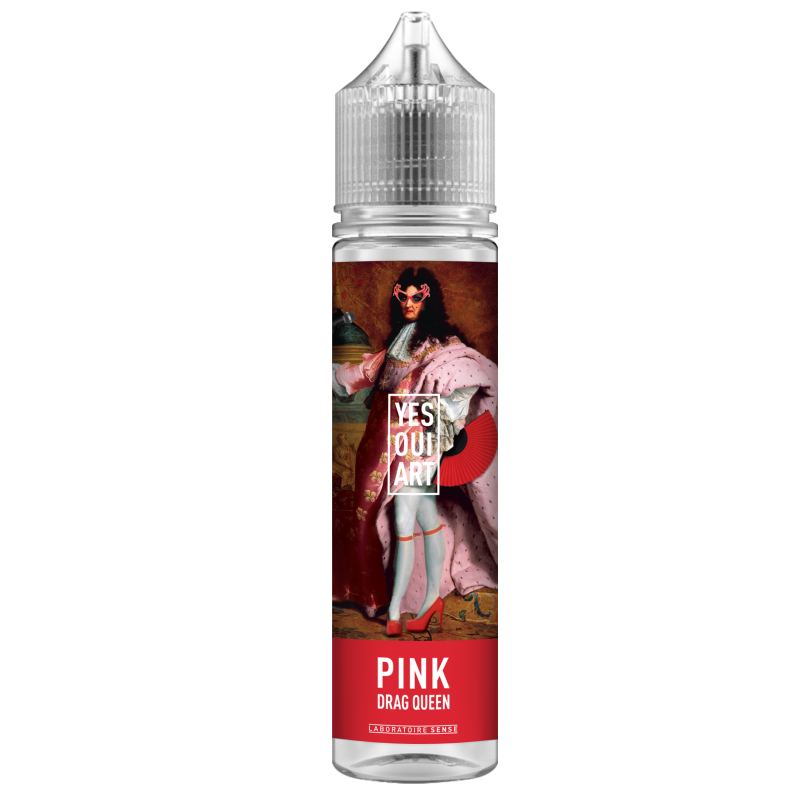 E-liquide Pink Drag Queen Laboratoire Sense Yes Oui Art, flacon de 50 mL