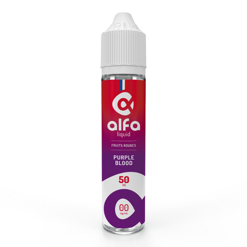E-liquide Purple Blood Alfaliquid, flacon de 50 mL