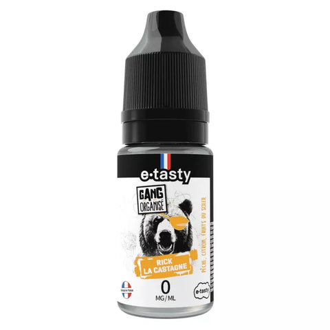 E-liquide Rick la Castagne E.Tasty Gang Organisé, flacon de 10 mL