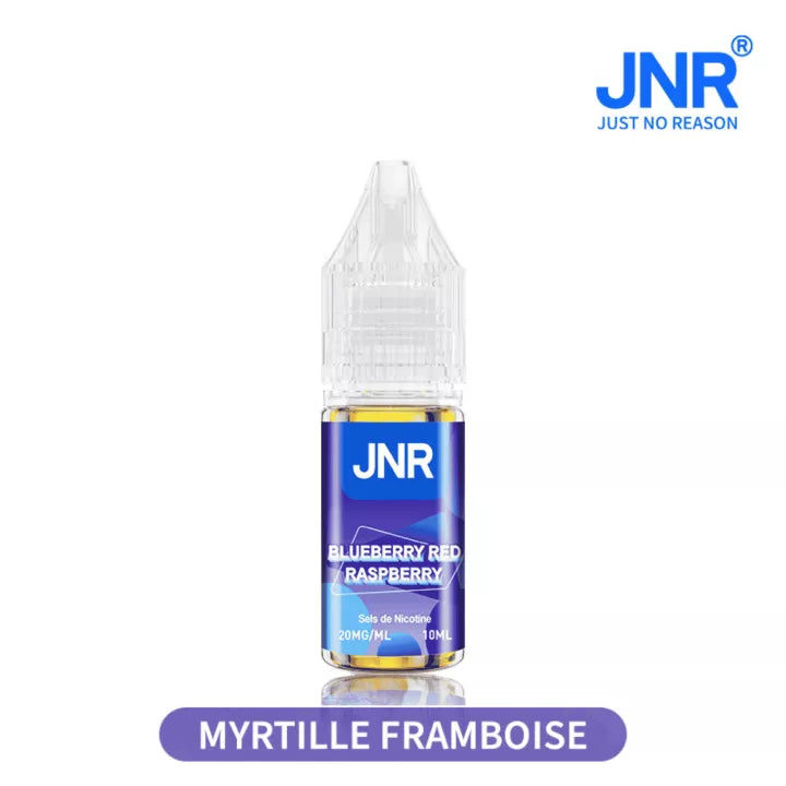E-liquide Blueberry Red Raspberry JNR aux sels de nicotine, flacon de 10 mL