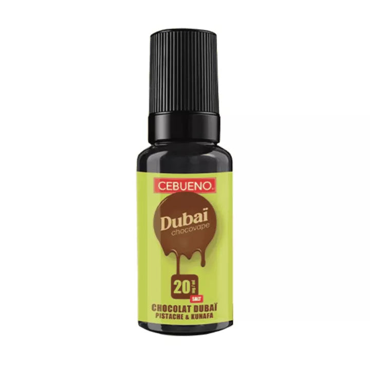 E-liquide Dubaï Chocovape- Cebueno CDSLAB aux sels de nicotine, flacon de 10 mL