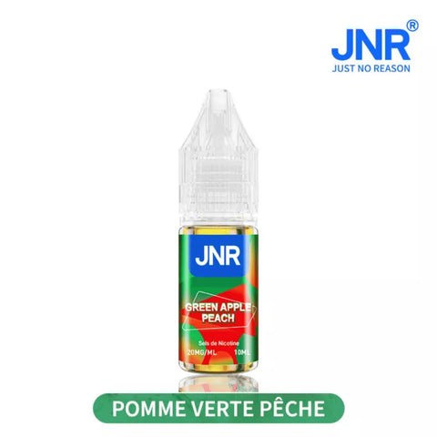 E-liquide Green Apple Peach JNR aux sels de nicotine, flacon de 10 mL