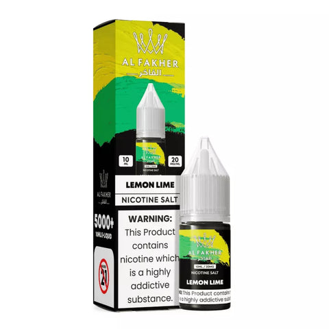 E-liquide Lemon Lime Al Fakher aux sels de nicotine, flacon de 10 mL