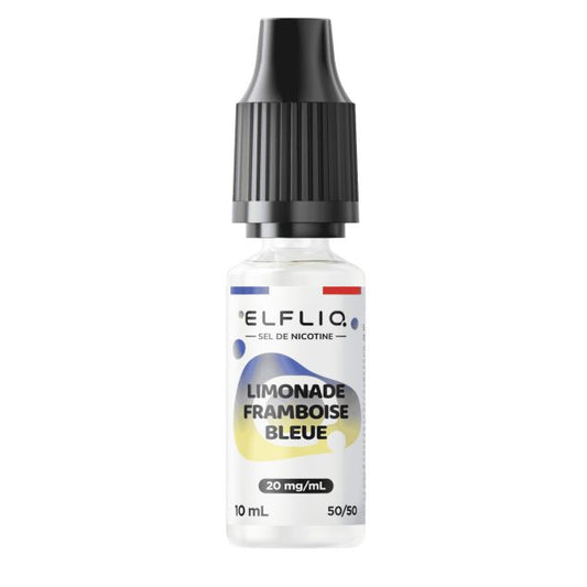 E-liquide Limonade Framboise bleue Elfliq aux sels de nicotine, flacon de 10 mL