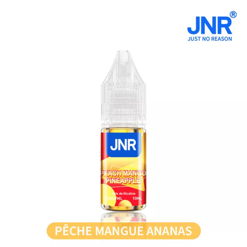 E-liquide Peach Mango Pineapple JNR aux sels de nicotine, flacon de 10 mL