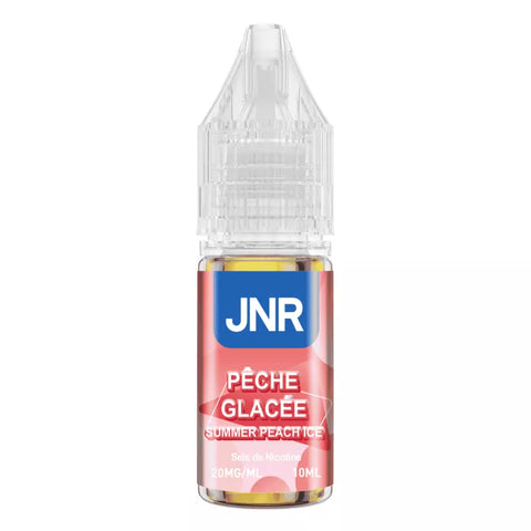 E-liquide Summer Peach Ice JNR aux sels de nicotine, flacon de 10 mL