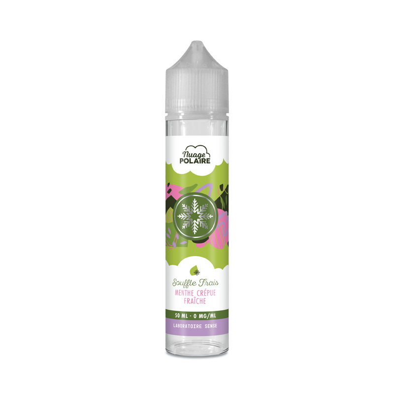 E-liquide Souffle Frais Laboratoire Sense Nuage Polaire, flacon de 50 mL