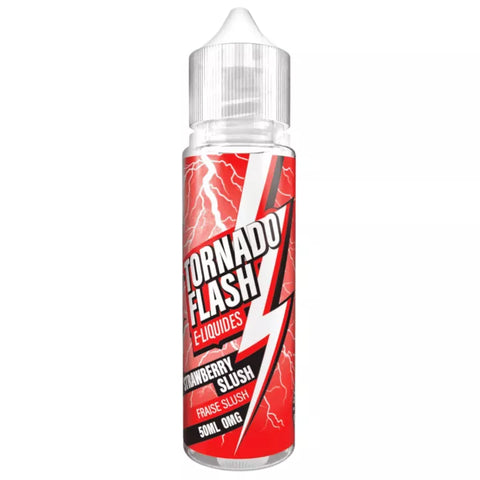 E-liquide Strawberry Slush Tornado Flash, flacon de 50 mL