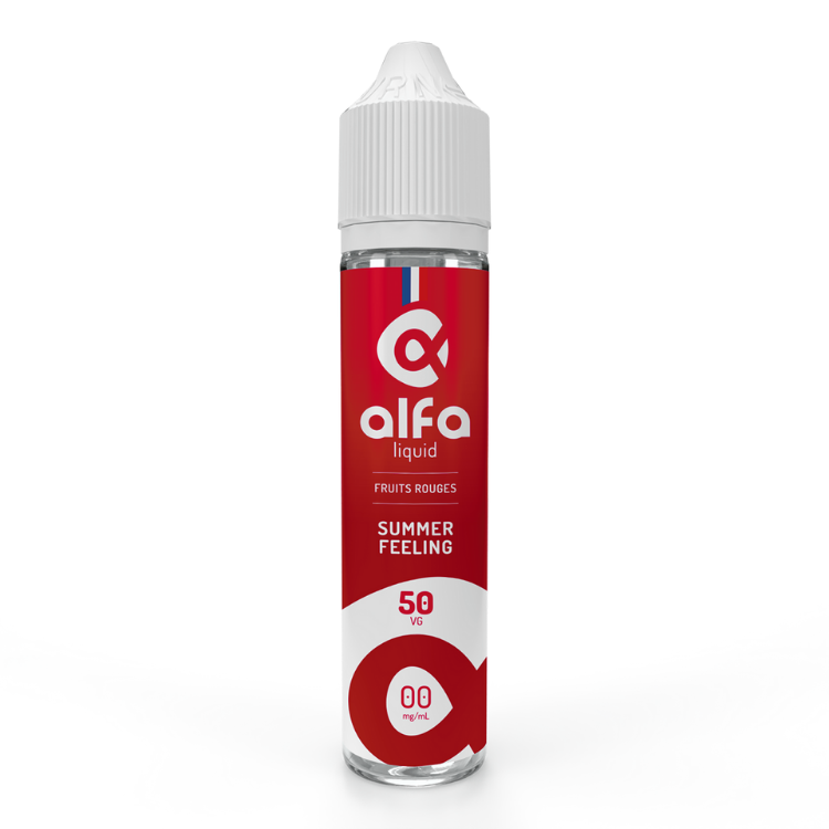 E-liquide Summer Feeling Alfaliquid, flacon de 50 mL