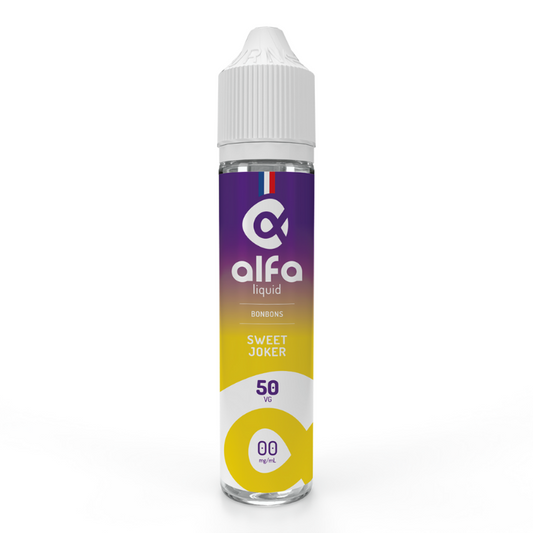 E-liquide Sweet Joker Alfaliquid, flacon de 50 mL