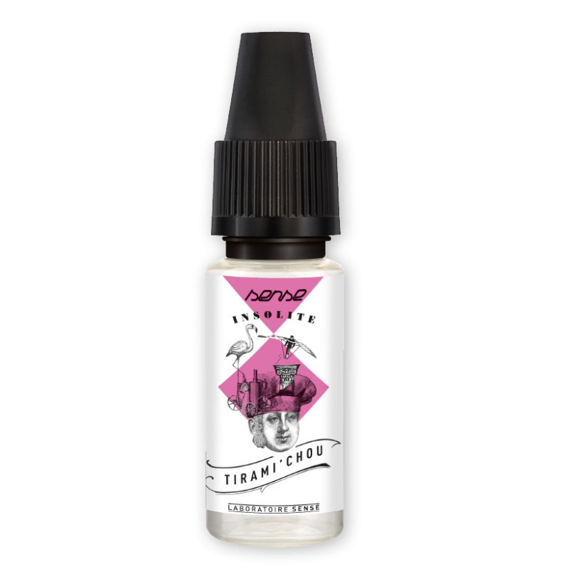 E-liquide Tirami'chou Laboratoire Sense Insolite, flacon de 10 mL
