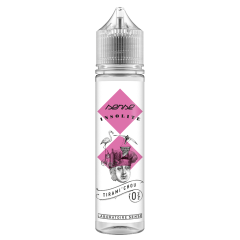 E-liquide Tirami'chou Laboratoire Sense Insolite, flacon de 50 mL