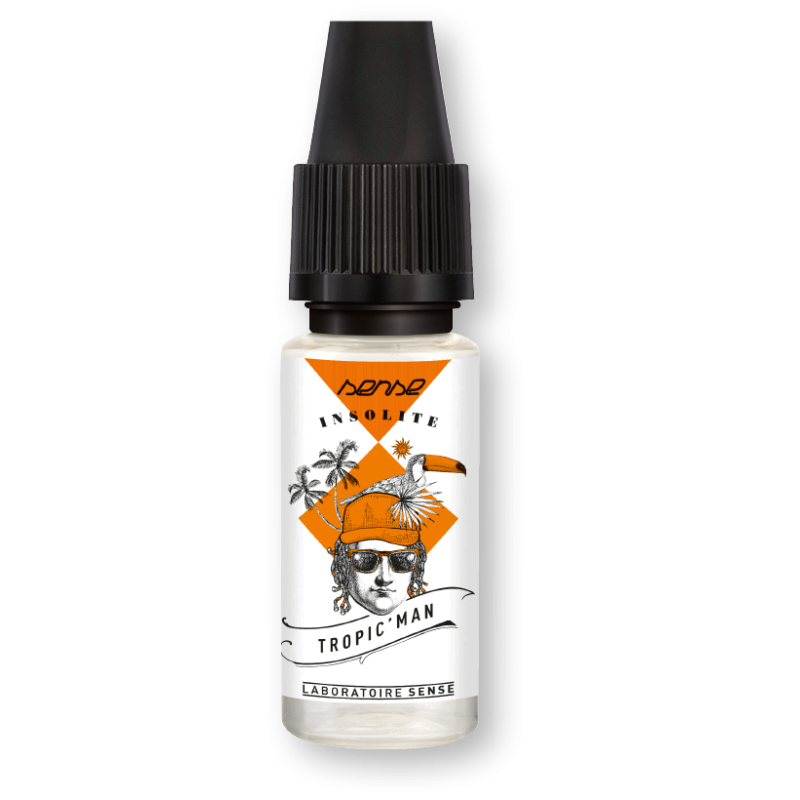 E-liquide Tropic'man Laboratoire Sense Insolite, flacon de 10 mL