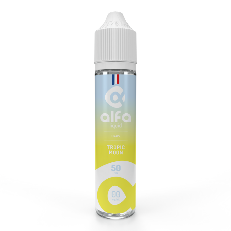 E-liquide Tropic Moon Alfaliquid, flacon de 50 mL