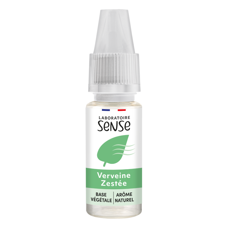 E-liquide Verveine Zestée Laboratoire Sense, flacon de 10 mL
