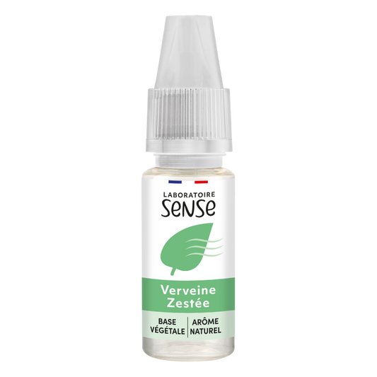 E-liquide Verveine Zestée Laboratoire Sense, flacon de 10 mL