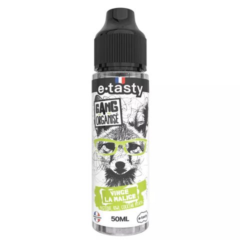 E-liquide Vince la Malice E.Tasty Gang Organisé, flacon de 50 mL