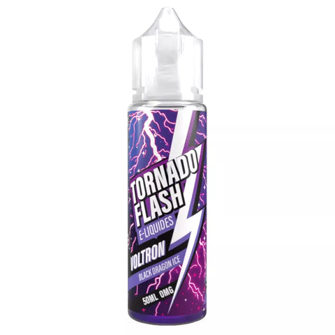 E-liquide Voltron Black Dragon Ice Tornado Flash, flacon de 50 mL