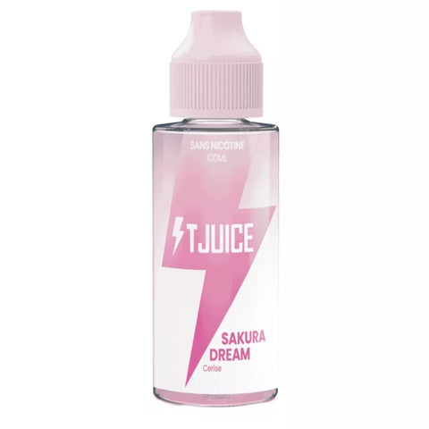 E-liquide Sakura Dream T-Juice, flacon de 100 mL