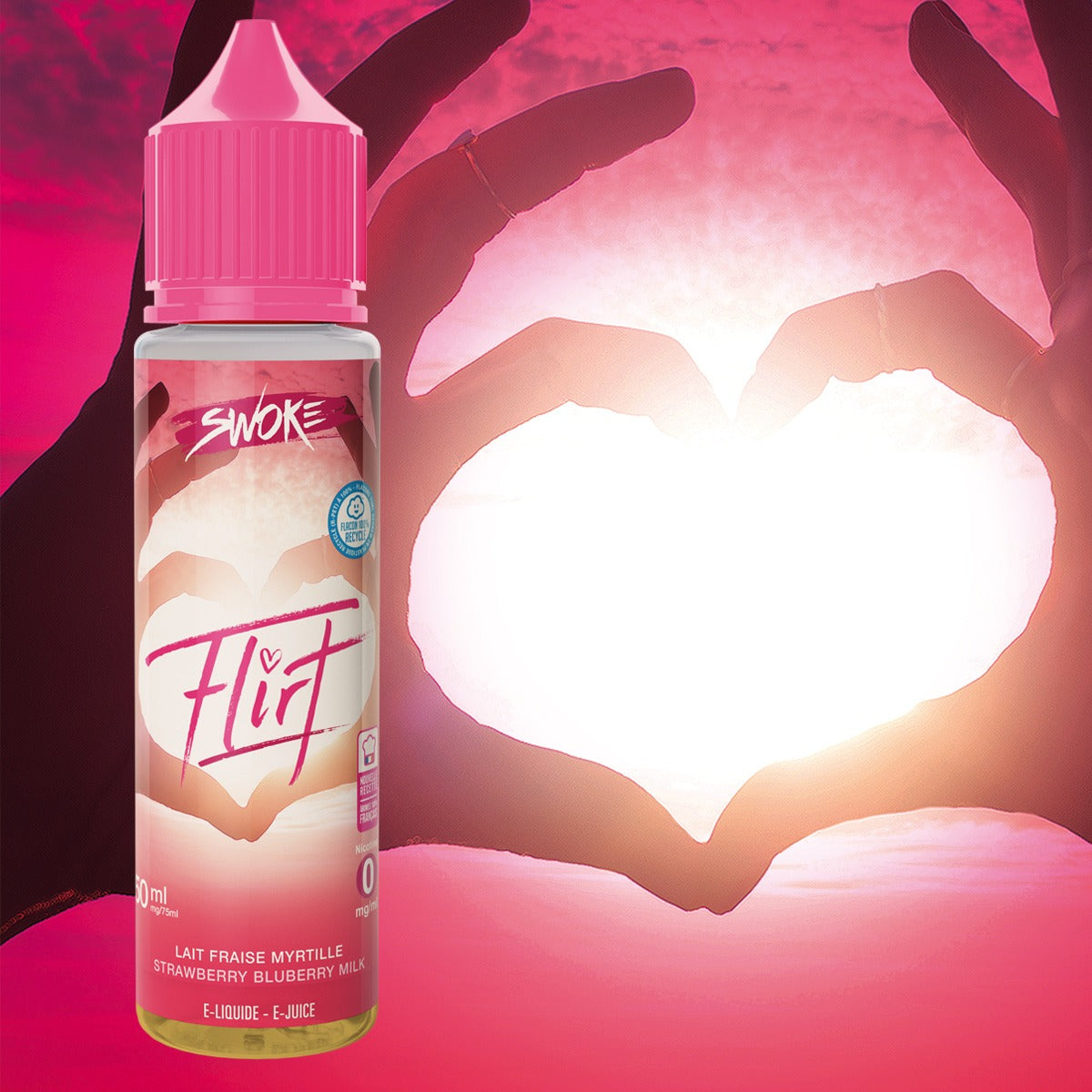 E-liquide Flirt Swoke Swoke, flacon de 50 mL