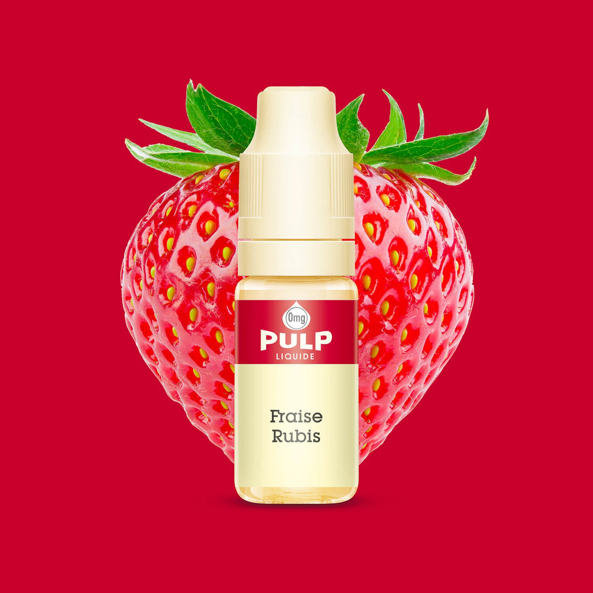 E-liquide Fraise Rubis PULP, flacon de 10 mL