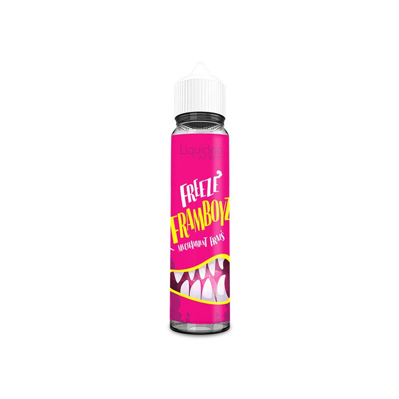 E-liquide Framboyz Liquideo Freeze, flacon de 50 mL