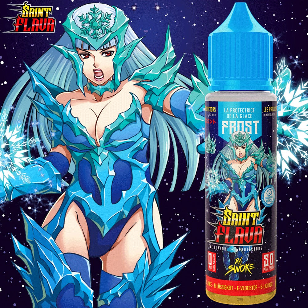 E-liquide Frost Swoke Saint Flava, flacon de 50 mL